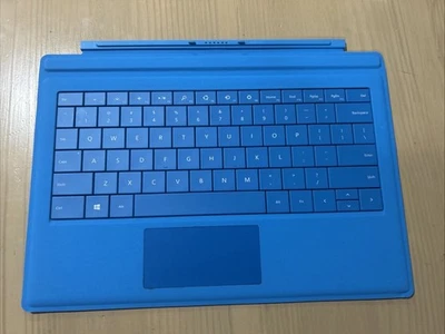 OEM Microsoft 1725 Type Cover for Surface Pro 3,4,5,6,7 Backlit Keyboard BLUE - Image 1 of 3