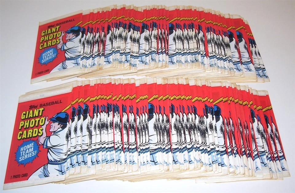 301ct 1981 Topps Baseball Giant Photo Cards Sealed Packs  Red Sox/White Sox/Cubs - Image 1 of 4
