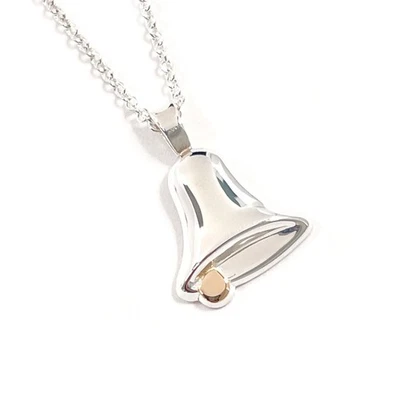 TIFFANY&Co. Necklace bell Silver925/K18 yellow gold Women jewelry accessory - Image 1 of 4
