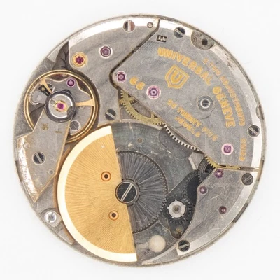 Vintage Universal Genève Caliber 66 25-Jewel Automatic Wristwatch Movement - Image 1 of 4