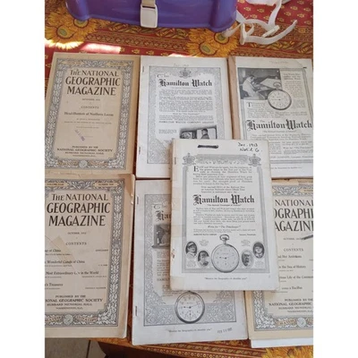 National Geographic Magazine Collection October 1912 September 1912 Vintage Ads - Image 1 of 4