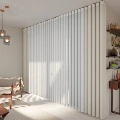 nach maß *NEU* DIKEY Perde Lamellenvorhang Lamellen Vorhang Gardine Tül Jalousie - Bild 1 von 4