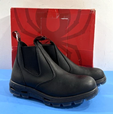 EUC 7.5 US MEN'S REDBACK BOBCAT UBBK SOFT TOE BOOTS BLACK OIL KIP - Image 1 of 4