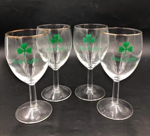 4 vasos de café irlandeses vintage Francia coleccionables hogar hombre bar 15 cm de alto - Imagen 1 de 5