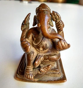 Antique Ganesh Bronze India North 17e Superb Quality - Picture 1 of 6