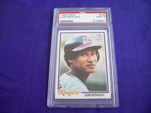 1978 TOPPS #238 JUAN BENIQUEZ PSA 9