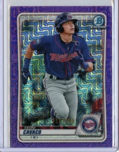2020 Bowman Chrome Mega Box Prospects Purple Refractors #BCP180 Keoni Cavaco - Picture 1 of 1