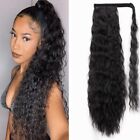 Curly Kinky Wavy Ponytail Hair Women Long Synthetic Afro