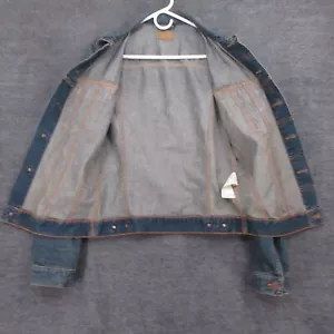 Nudie Jacket Womens Small Billy Denim Jacket Button Up Collared Long Sleeve - Picture 1 of 13