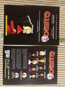 CLUEDO 2 - THEATRE FLYERS 2024 x 2 - Picture 1 of 1