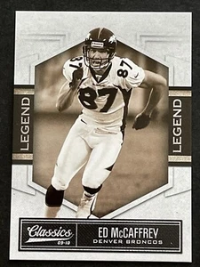 ED McCAFFREY ~ #/999 ~ 2010 Panini Classics Legend #218 ~ BRONCOS - Picture 1 of 3