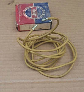 Cable de conexión terminal bala macho amarillo Kaiser Jeep 933114 62" NOS - Imagen 1 de 1