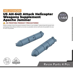 Yao's Studio 1/144 EE. UU. AH-64D Helicóptero de Ataque Armas Suplemento Apache Jammer - Imagen 1 de 6