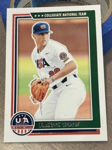 2022 PANINI STARS & STRIPES USA BASE BRANDON SPROAT METS RC