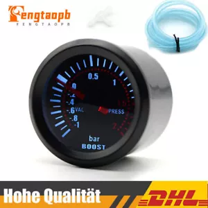 LED Digital Front Turbo Ladedruckanzeige PSI Gauge Zusatzinstrumente Auto 52mm - Bild 1 von 14