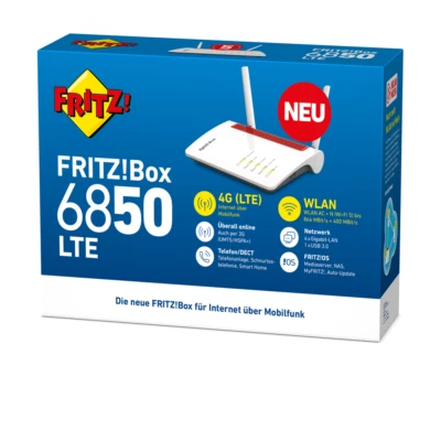 AVM | FRITZ!BOX 6850 LTE (20002925) | NEU | WIFI 5 | MESH | DECT | 4xLAN - Bild 1 von 4
