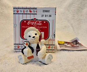 Ein Weihnachtswunsch - Coca-Cola Eisbären Jungen Sammlung 1995 Figur #H72014 - Bild 1 von 7