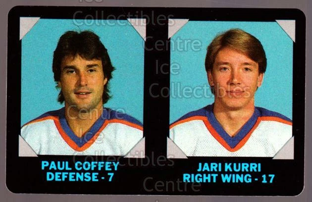 Tarjetas de crédito 7-Eleven 1985-86 7-11 #6 Paul Coffey, Jari Kurri Foto 1 de 1