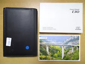 GENUINE HYUNDAI I30 2012-2017 OWNERS MANUAL HANDBOOK WALLET PACK E-907 - Picture 1 of 6