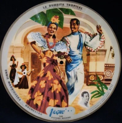 1940s Vogue 10" Picture Disc #R777~La Rumbita Tropical & Tiqui Tiqui~Madriguera - Image 1 of 2