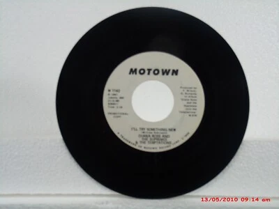 THE SUPREMES & THE TEMPTATIONS-(45)-W. L. PROMO-I'LL TRY SOMETHING NEW/SAME-1969 - Image 1 of 2