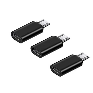 3 Pack USB 3.1 Type C Female to Micro USB Male Data Adapter Converter Connector - Picture 1 of 7