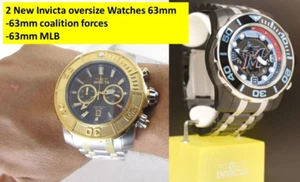 Invicta 2 neue Übergrößenuhren 63 mm Koalitionstruppen 63 mm MLB, 30679 und 42786 - Bild 1 von 23
