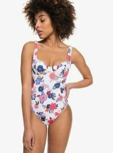 Traje de baño de una pieza para mujer Roxy nuevo con etiquetas All in Dream talla pequeña PVP $120 con aros - Imagen 1 de 12