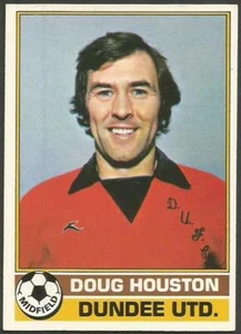 TOPPS 1977 SCOTTISH FOOTBALLERS- #121-DUNDEE UNITED-DOUG HOUSTON - Picture 1 of 1