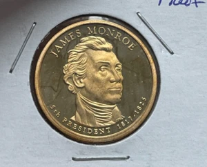 2008 S James Monroe Presidential Dollar - Proof - Picture 1 of 2