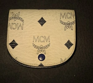 MCM Geldbörse, weiß-blau - Bild 1 von 5
