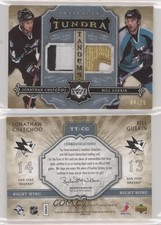 2007 Artifacts Tundra Tandems Icy Blue /25 Jonathan Cheechoo Bill Guerin Patch