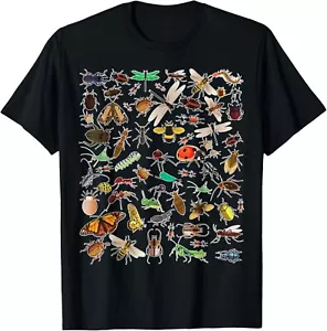 Cool Lots Of Bugs _ Funny Insect Lover Entomologist Boy Gift Unisex T-Shirt - Picture 1 of 3