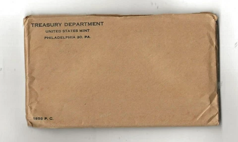 1955 5-piece proof set b Cover