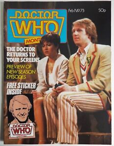 Doctor Who Monthly DWM #73 February 1983. History of Doctor Who Exhibitions