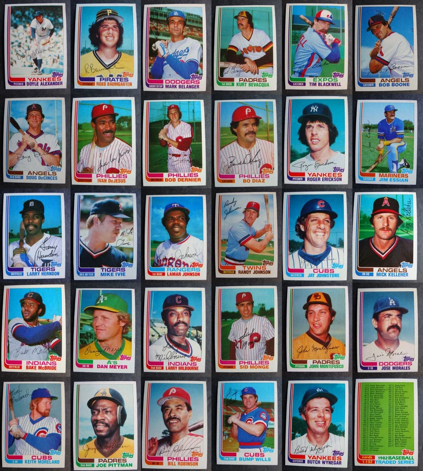(VG) 1982 Topps Baseball Traded Complete Your Set Baseball Cards You U Pick List - Image 1 of 1