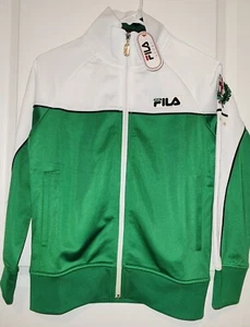 NEW Boys Fila Navy Long Sleeve Full Zip Activewear Jacket Sz M NWT - Picture 1 of 3