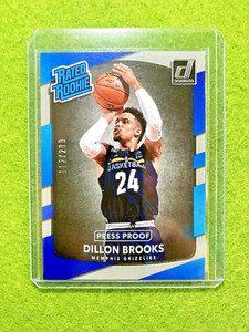 Dillon Brooks SILVER RATED ROOKIE CARD # /299 PRESS PROOF RC 2017 Panini Donruss