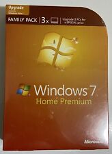 Microsoft  Windows 7 Home Premium Family Pack 32/64-Bit (Retail (Media Only)) (3 User/s) - Upgrade for Windows GFC-00236