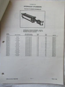 1992 Deutz Allis Chalmers Traktor Hydraulikgeräte Zubehör Katalog Handbuch - Bild 1 von 11