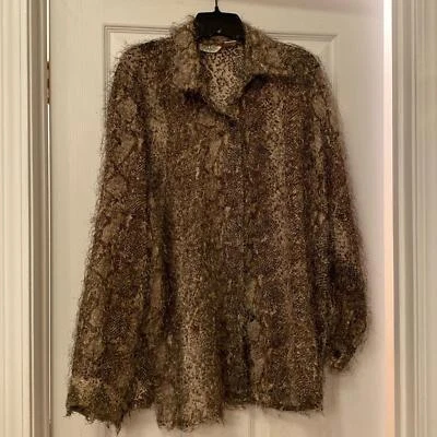 BLUSA DEPORTIVA SELENE, TALLA. COLOR GRANDE, NEGRO Y MULTI TONOS TIERRA, MANGA LARGA Foto 1 de 4