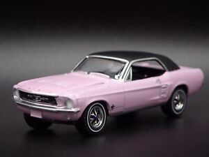 1967 67 FORD MUSTANG COUPE RARE 1:64 SCALE COLLECTIBLE DIORAMA DIECAST MODEL CAR