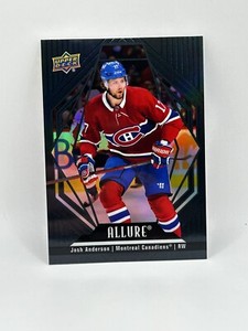 22-23 Upper Deck Allure Black Rainbow  JOSH ANDERSON Canadiens