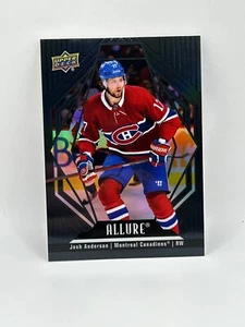 22-23 Upper Deck Allure Black Rainbow JOSH ANDERSON Canadiens - Picture 1 of 2