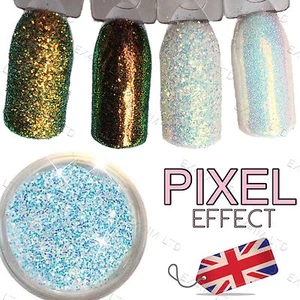 CINDERELLA PIXELEFFEKT NAILART GLITZER IRISIEREND PAILLETTEN HOCHZEIT PUDER MP008 - Bild 1 von 13