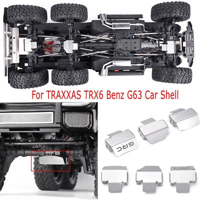 3Pcs Metal Axle Chassis Guard Plate Kit for TRAXXAS TRX6 G63 RC Car Body Shell - Image 1 of 4