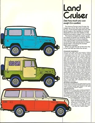 Vintage Landcruiser Ad | WALL POSTER 24x36 inch | VTG - Image 1 of 2