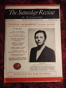 Saturday Review 19. November 1938 PEARL BUCK WILLIAM ALLEN WEISS - Bild 1 von 1