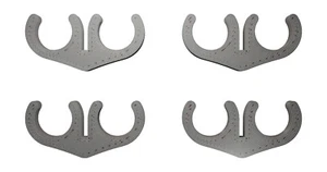 2 Wire Silver Nylon 8.5mm Spark Plug Wire Separators - Set of 4 - Foto 1 di 2