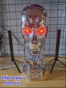 Fast Ship Terminator T800 1/1 Bust Statue T2 Head Sculpture Resin Model Collect - Picture 1 of 8